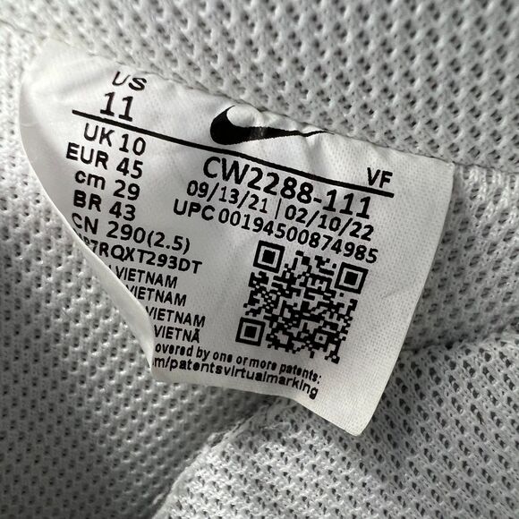 Nike Shoes 11 mens Air Force 1 \'07 white sneakers basketball CW2288-111 main image 9
